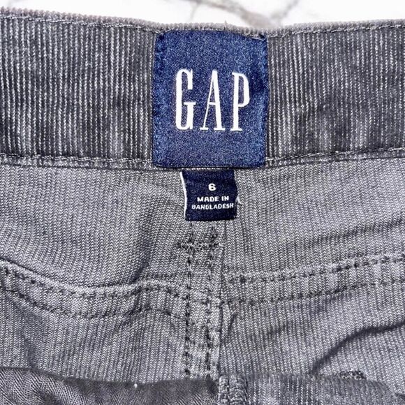 GAP Shorts Gray Corduroy Cut Offs Frayed Raw Hem Casual Vacation Summer Size 6 - Picture 10 of 16